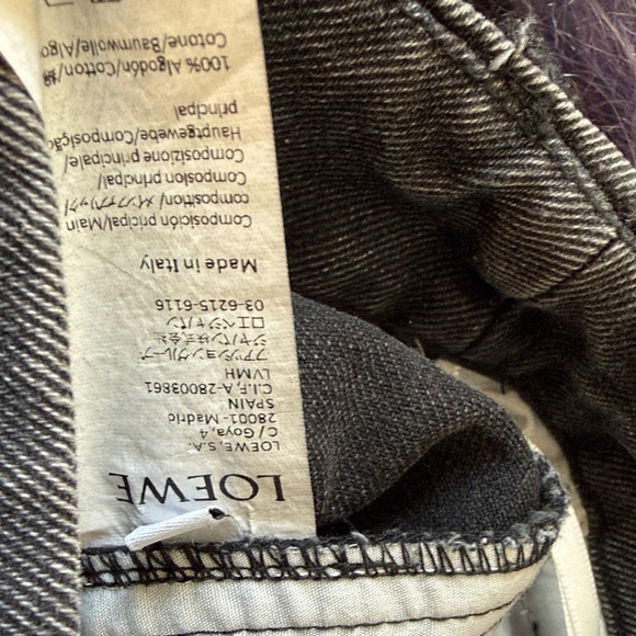 Loewe Charcoal Relaxed Fit Jeans - Picture 4 of 4